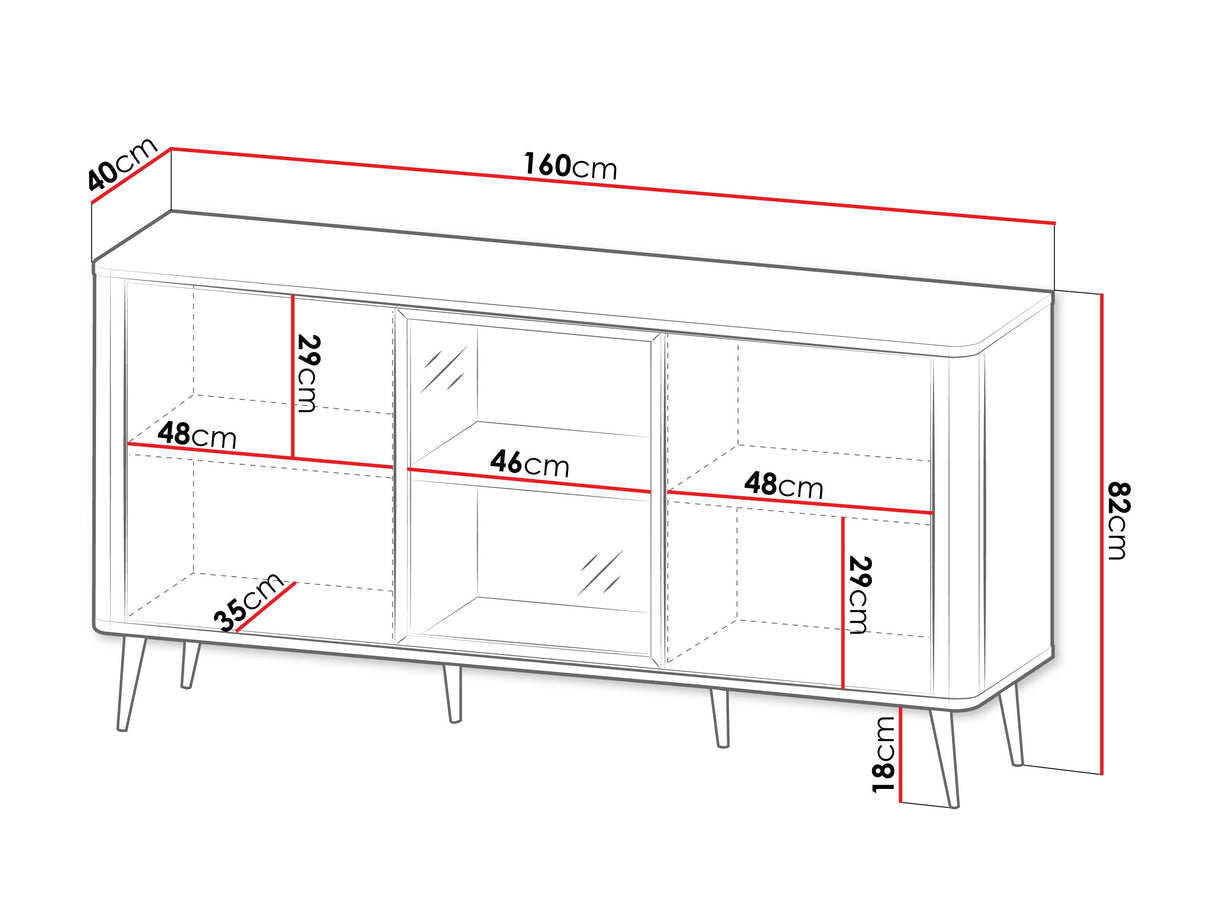Szekrény 2D1W MARLY REG 7, Szín: Kasmír + Szürke márvány