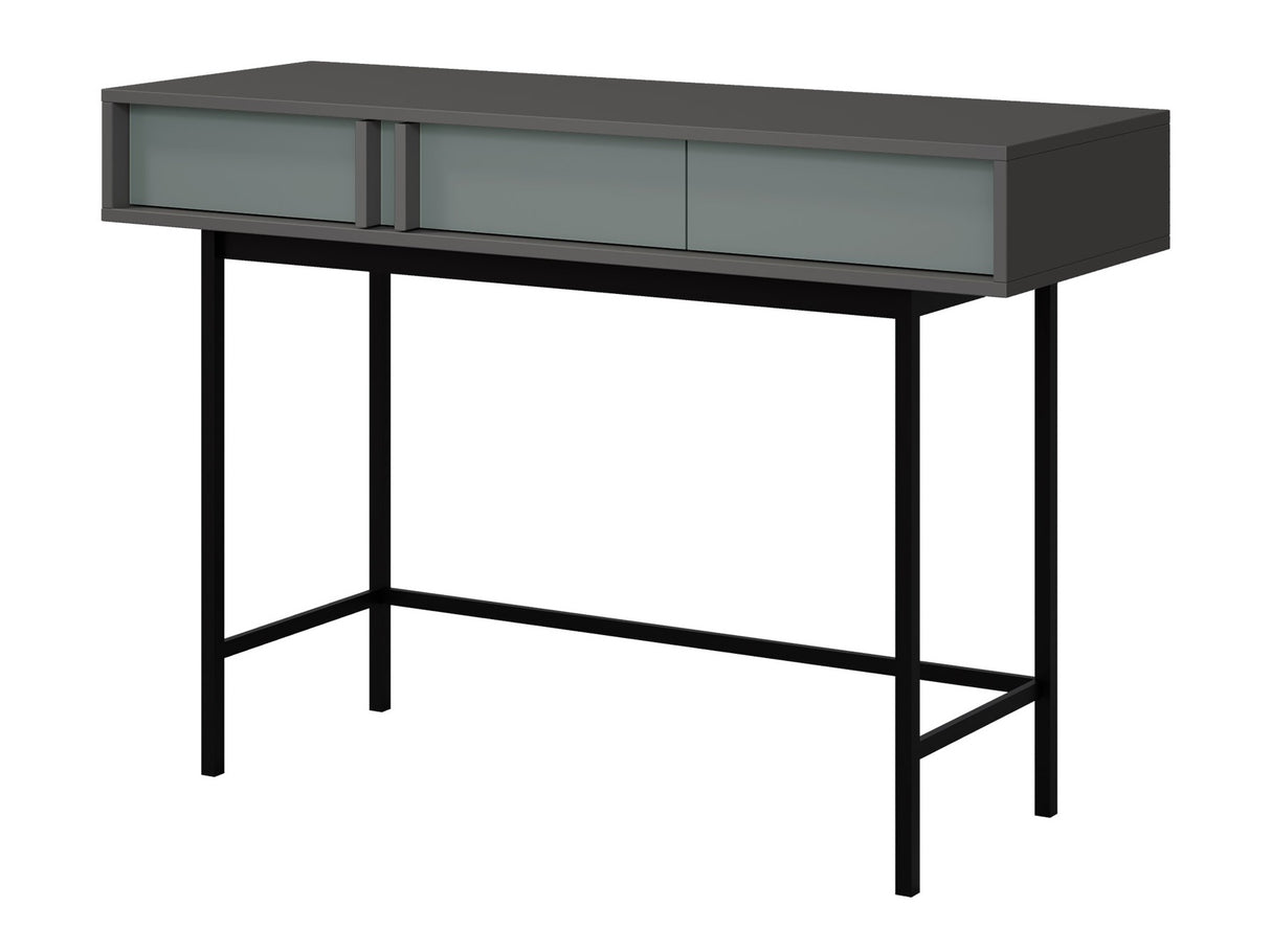 Konzolasztal Konsola ALSY REG 11 Antracyt/Aloes (Poros zöld)