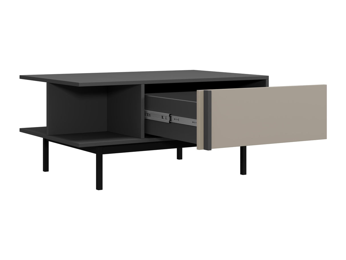 Dohányzóasztal Stolik kawowy ALSY REG 12 Antracyt/Dąb Olejowany (Tölgy)