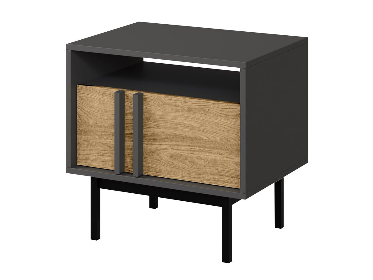 Éjjeliszekrény Stolik nemcny ALSY REG 13 Antracyt/Dąb Olejowany (Tölgy)