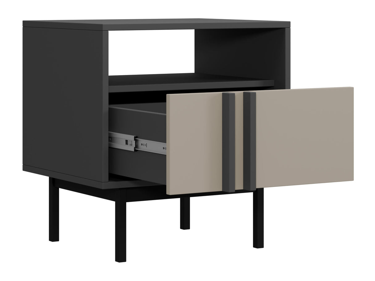 Éjjeliszekrény Stolik nemcny ALSY REG 13 Antracyt/Dąb Olejowany (Tölgy)