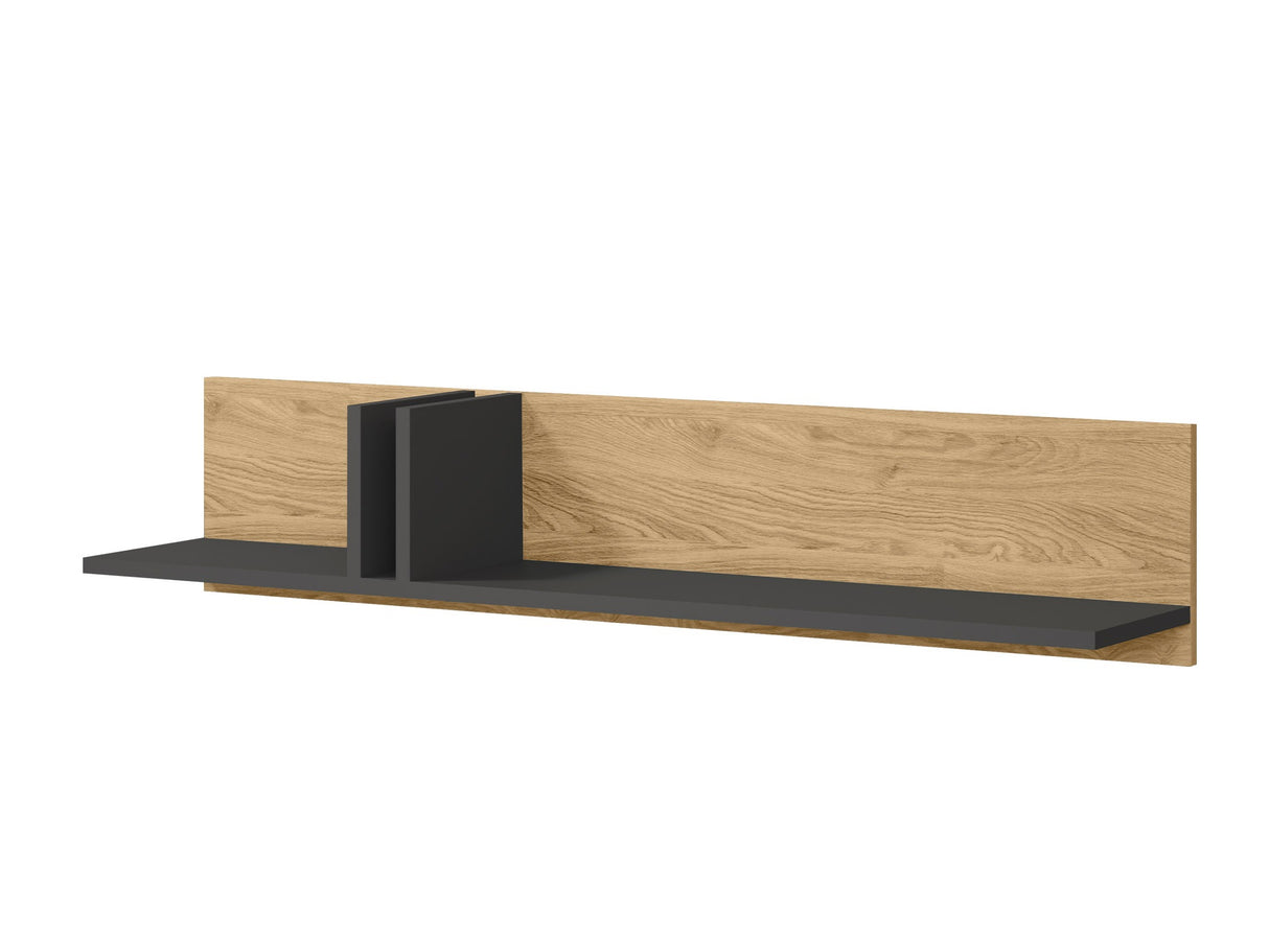 Polc Półka otwarta śpirosnia ALSY REG 15 Antracyt/Dąb Olejowany (Tölgy)