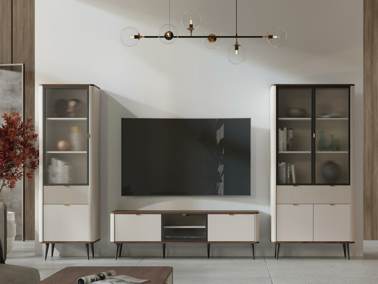 TV-állvány RTV 2K1W MARLY REG 12, Szín: Kasmír + Dió