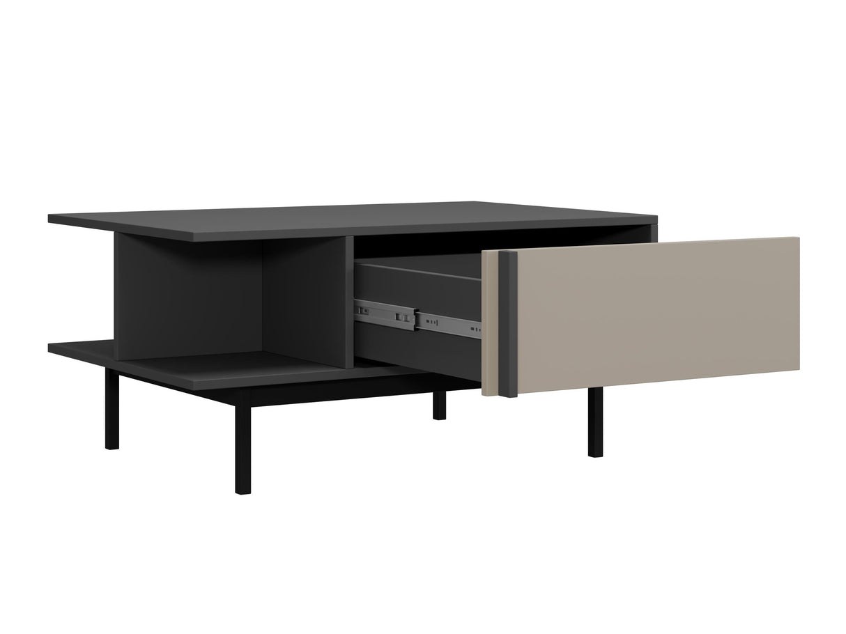 Nappali szett Meble ALSY IV Antracyt/Dąb Olejowany (Tölgy)