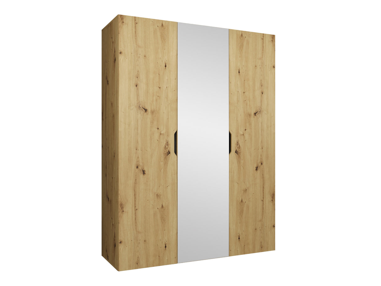 Gardróbszekrény Szafa 150 MALAGA z lustrem, Szín: Artisan tölgy