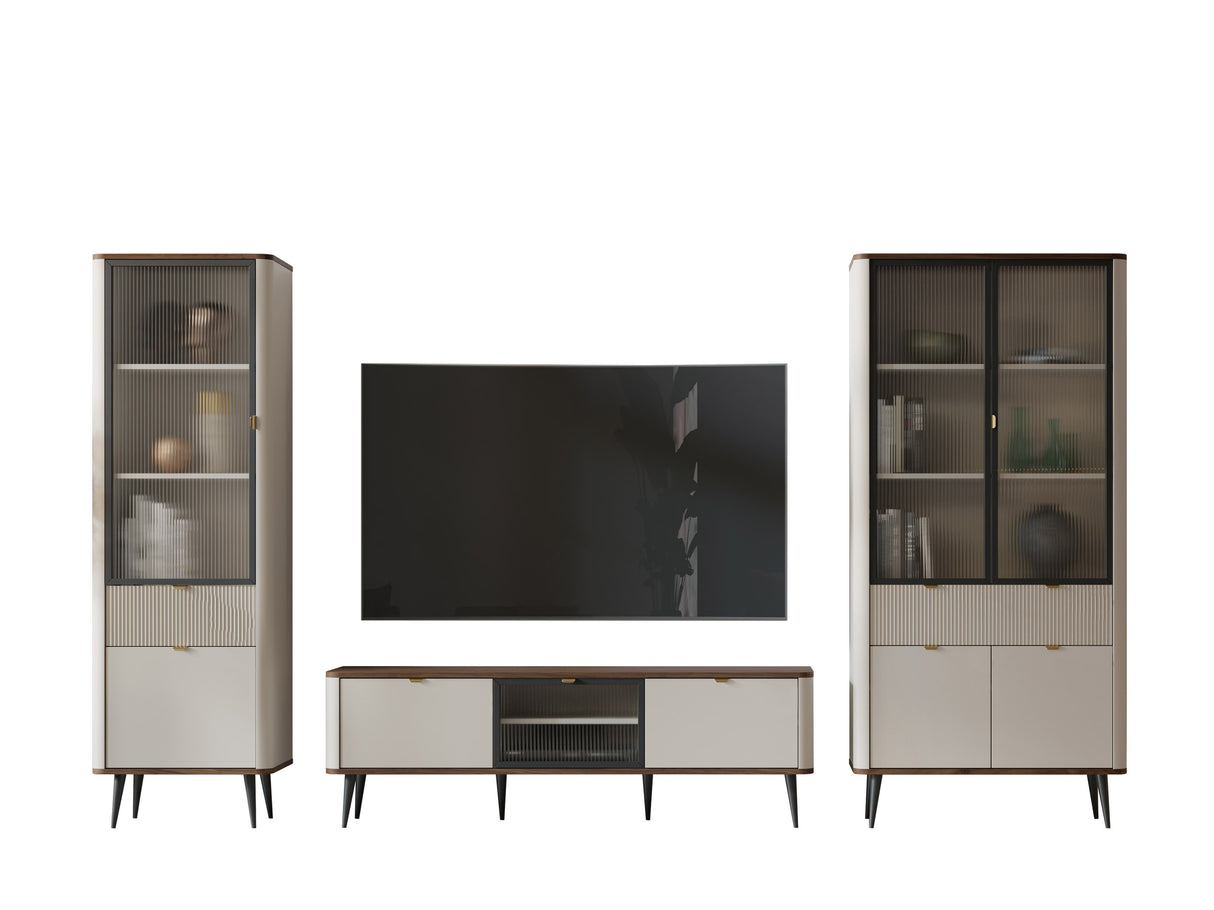 Nappali szett MARLY II, Szín: Kasmír + Dió