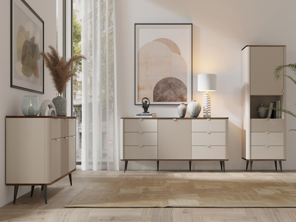 Nappali szett MARLY III, Szín: Kasmír + Dió