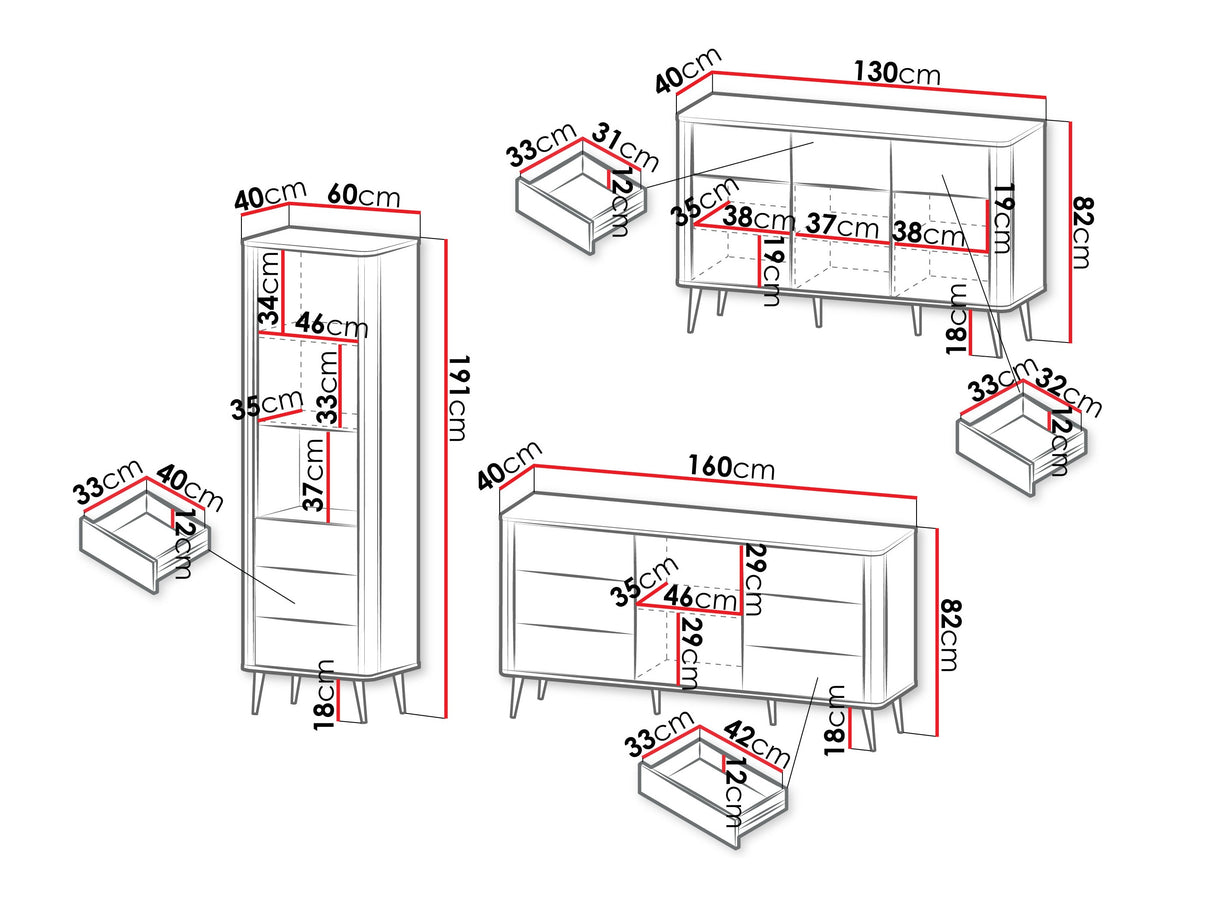 Nappali szett MARLY III, Szín: Kasmír + Szürke márvány