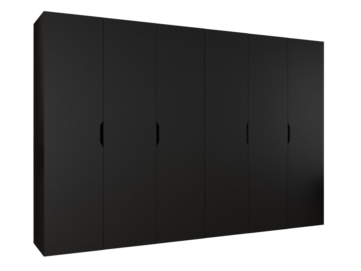 Gardróbszekrény Szafa 300 MALAGA, Szín: Fekete