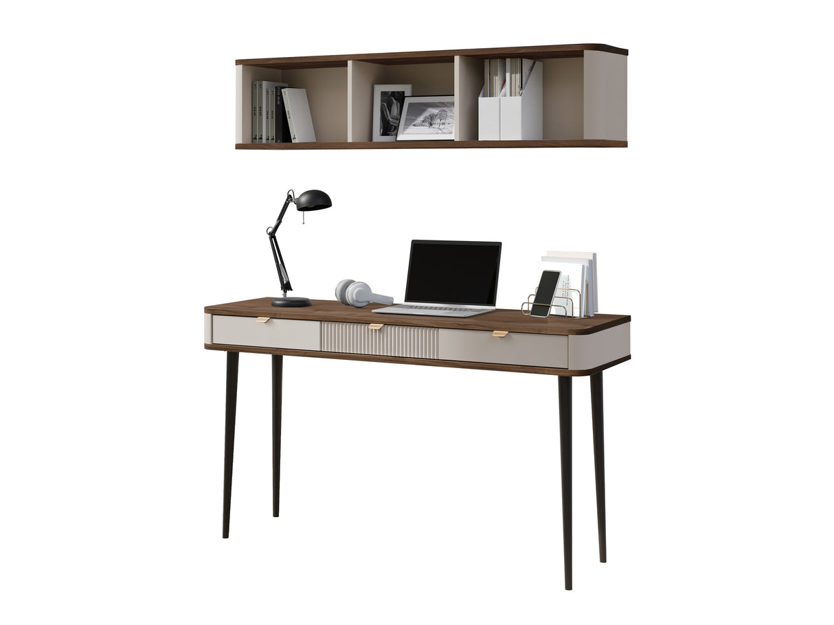 Irodai garnitúra MARLY IV, Szín: Kasmír + Dió