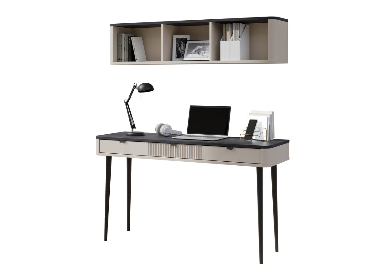 Irodai garnitúra MARLY IV, Szín: Kasmír + Szürke márvány