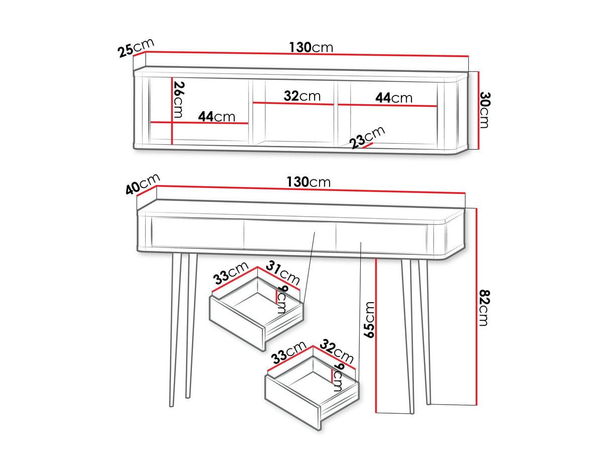 Irodai garnitúra MARLY IV, Szín: Kasmír + Szürke márvány