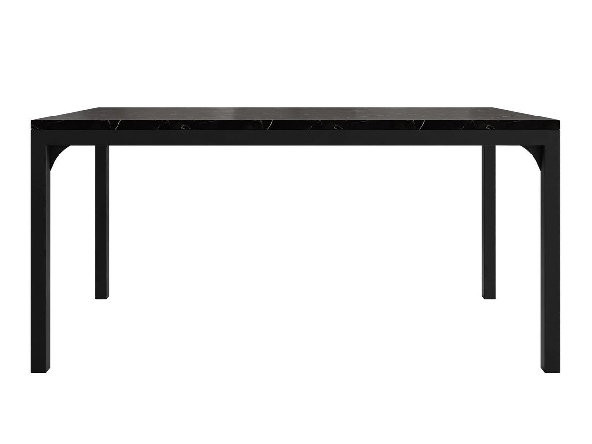 Dohányzóasztal Stolik kawowy MOCCA 1, Szín: Fekete márvány + Fekete