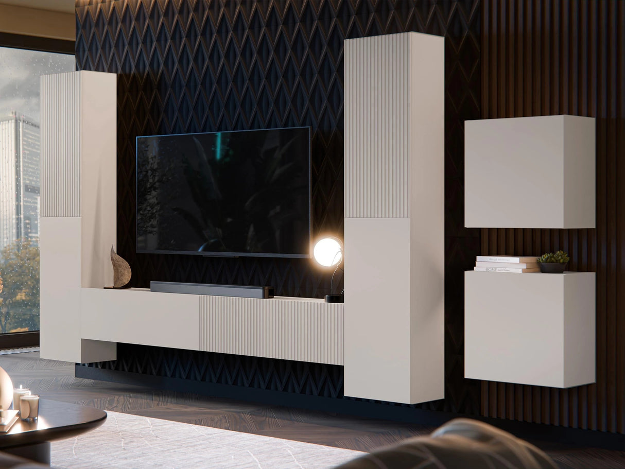 Fali szekrény Witryna kwadrat CAPITAL, Szín: Kasmír