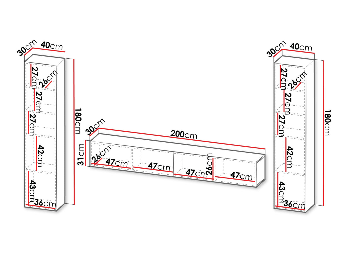 Nappali szett Meble CAPITAL II, Szín: Kasmír