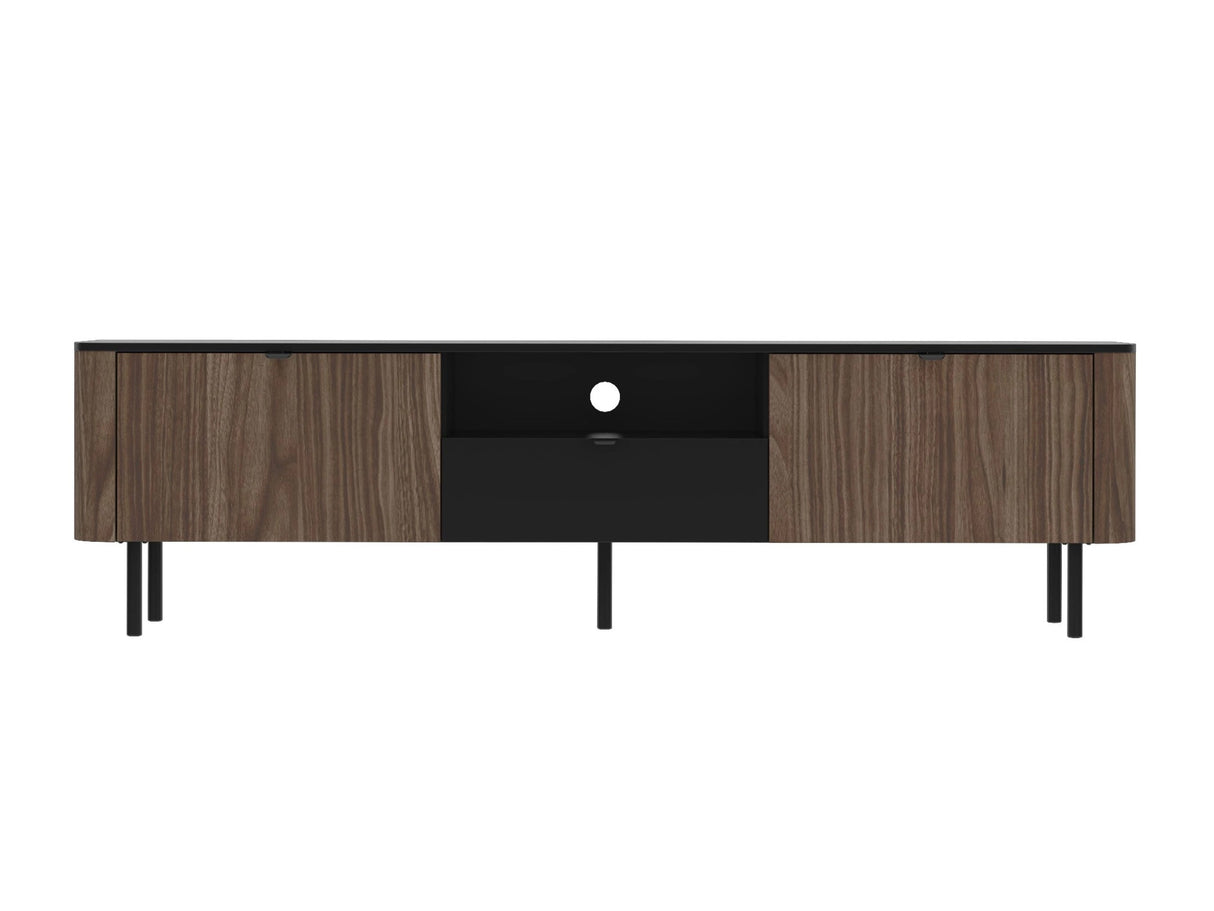 TV-állvány Szafka RTV 200 PERO 01 Czarny/Orzech