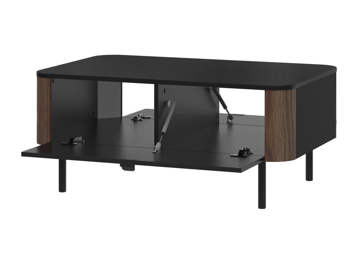 Nappali szett Meble PERO I Czarny/Orzech