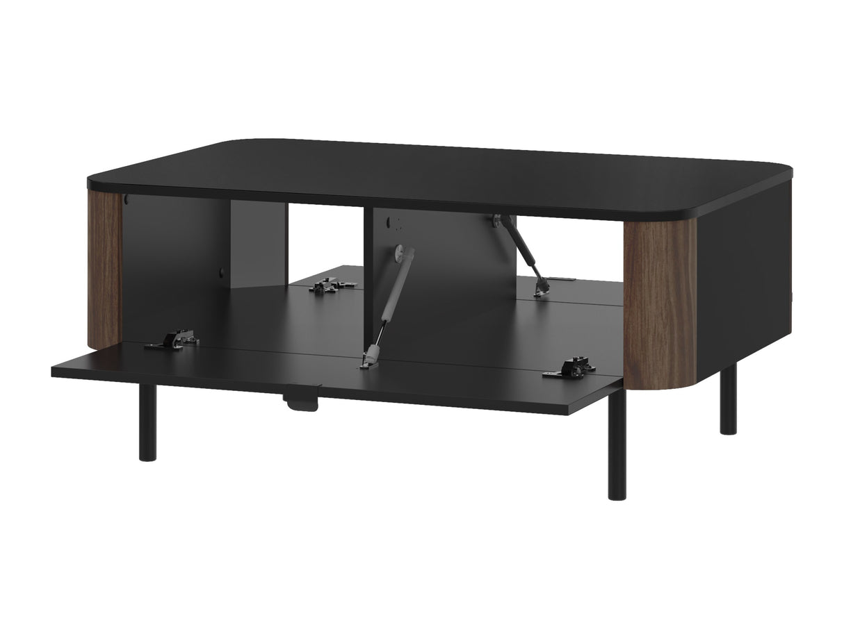 Nappali szett Meble PERO II Czarny/Orzech