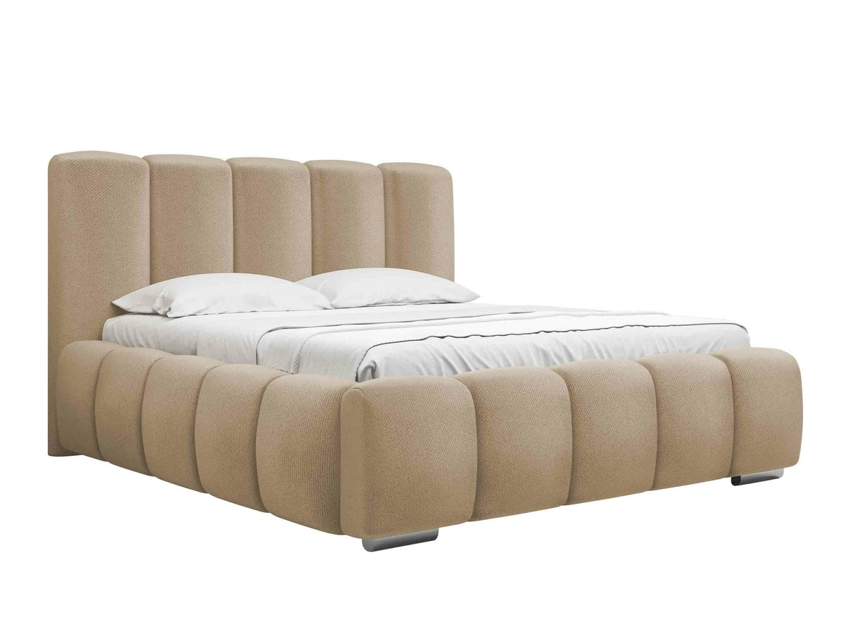 Ágy Łóżko tapicerowane WIZKO, Szín: Paros 02, Alvó felület mérete: 140 x 200 cm