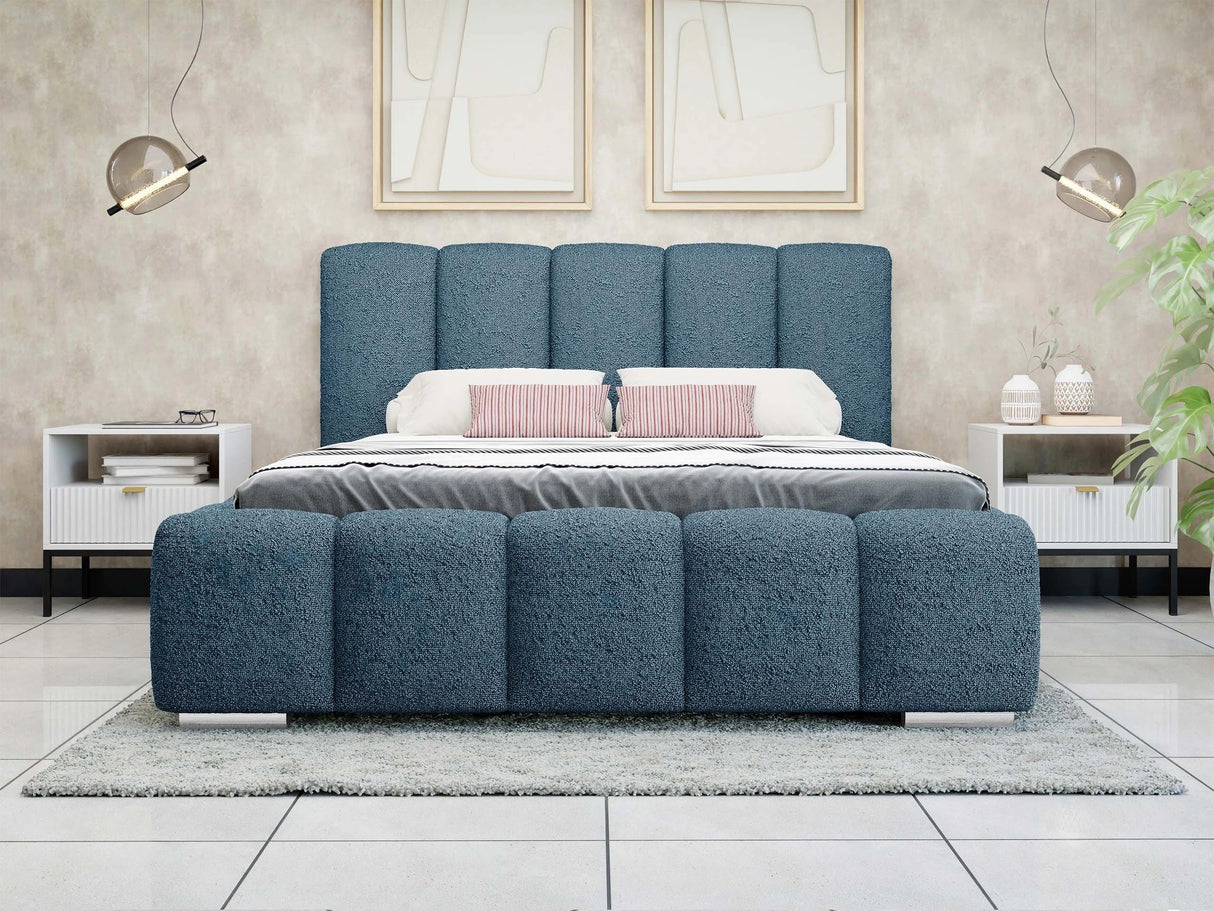 Ágy Łóżko tapicerowane WIZKO, Szín: Abriamo 14, Alvó felület mérete: 180 x 200 cm