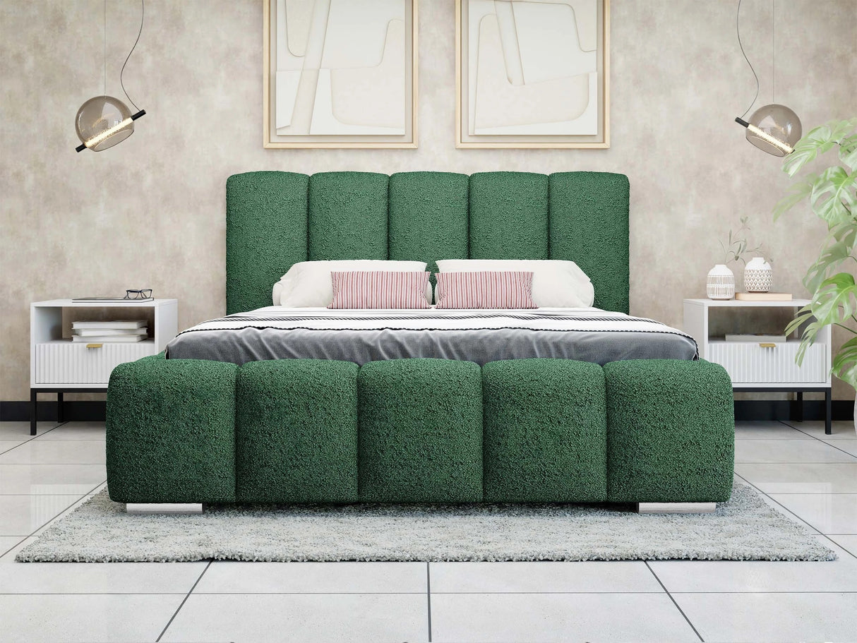 Ágy Łóżko tapicerowane WIZKO, Szín: Abriamo 9, Alvó felület mérete: 160 x 200 cm