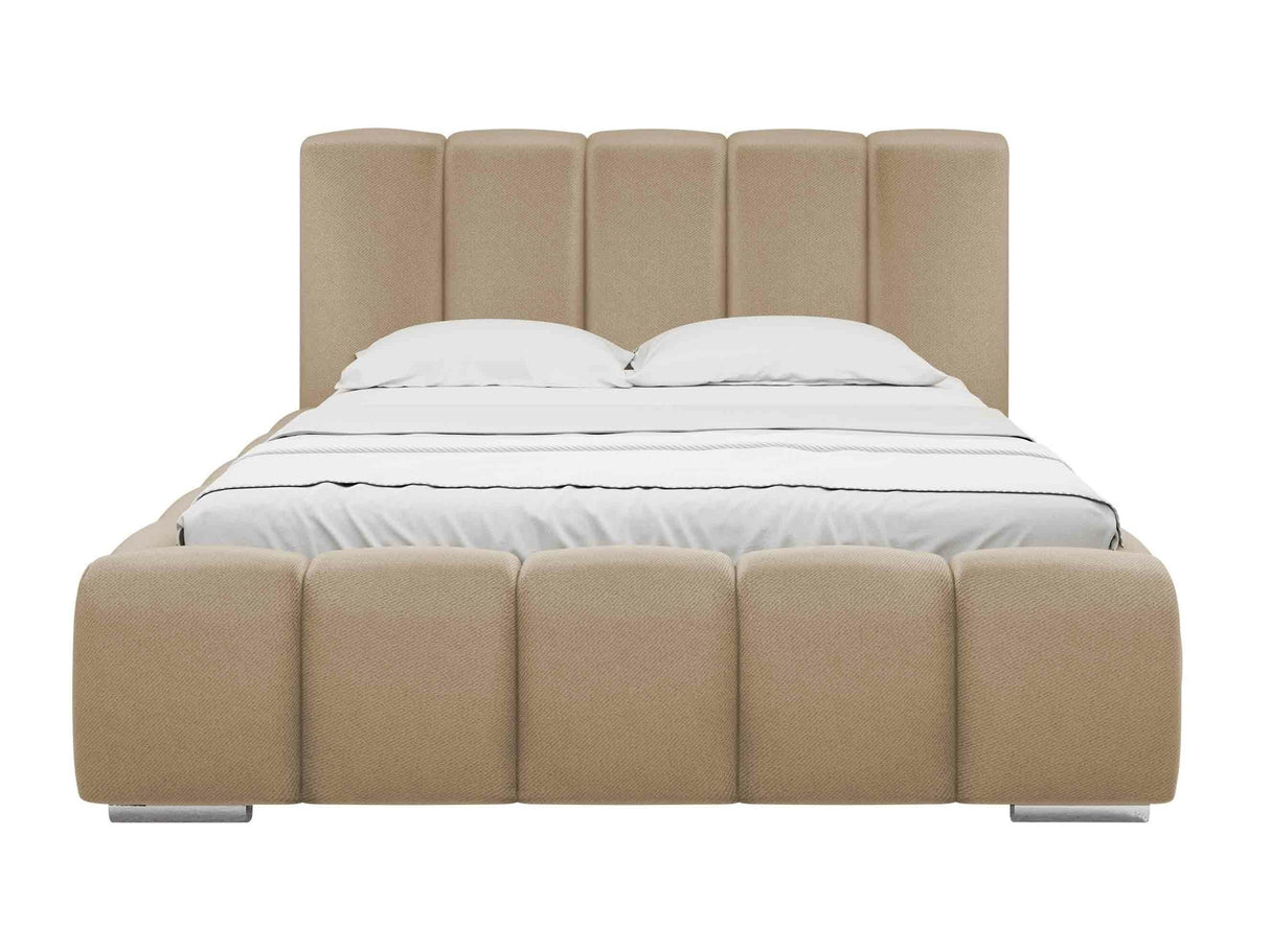 Ágy Łóżko tapicerowane WIZKO, Szín: Paros 02, Alvó felület mérete: 140 x 200 cm