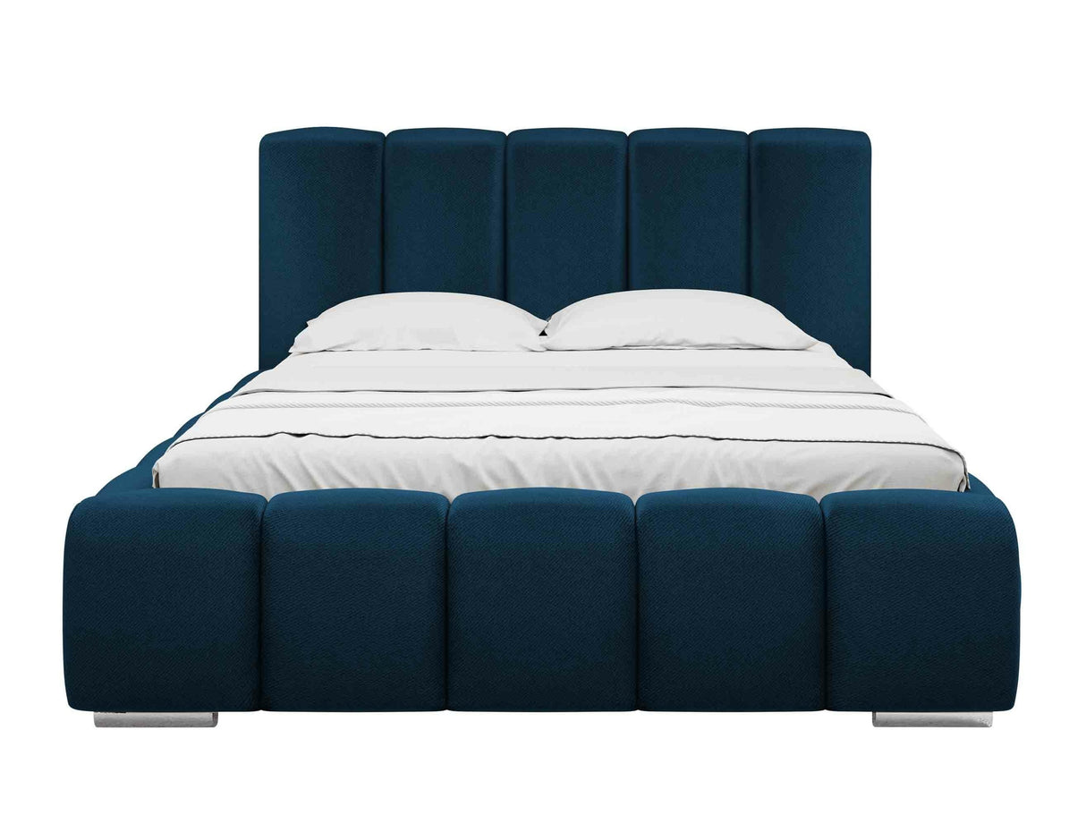 Ágy Łóżko tapicerowane WIZKO, Szín: Kronos 09, Alvó felület mérete: 160 x 200 cm