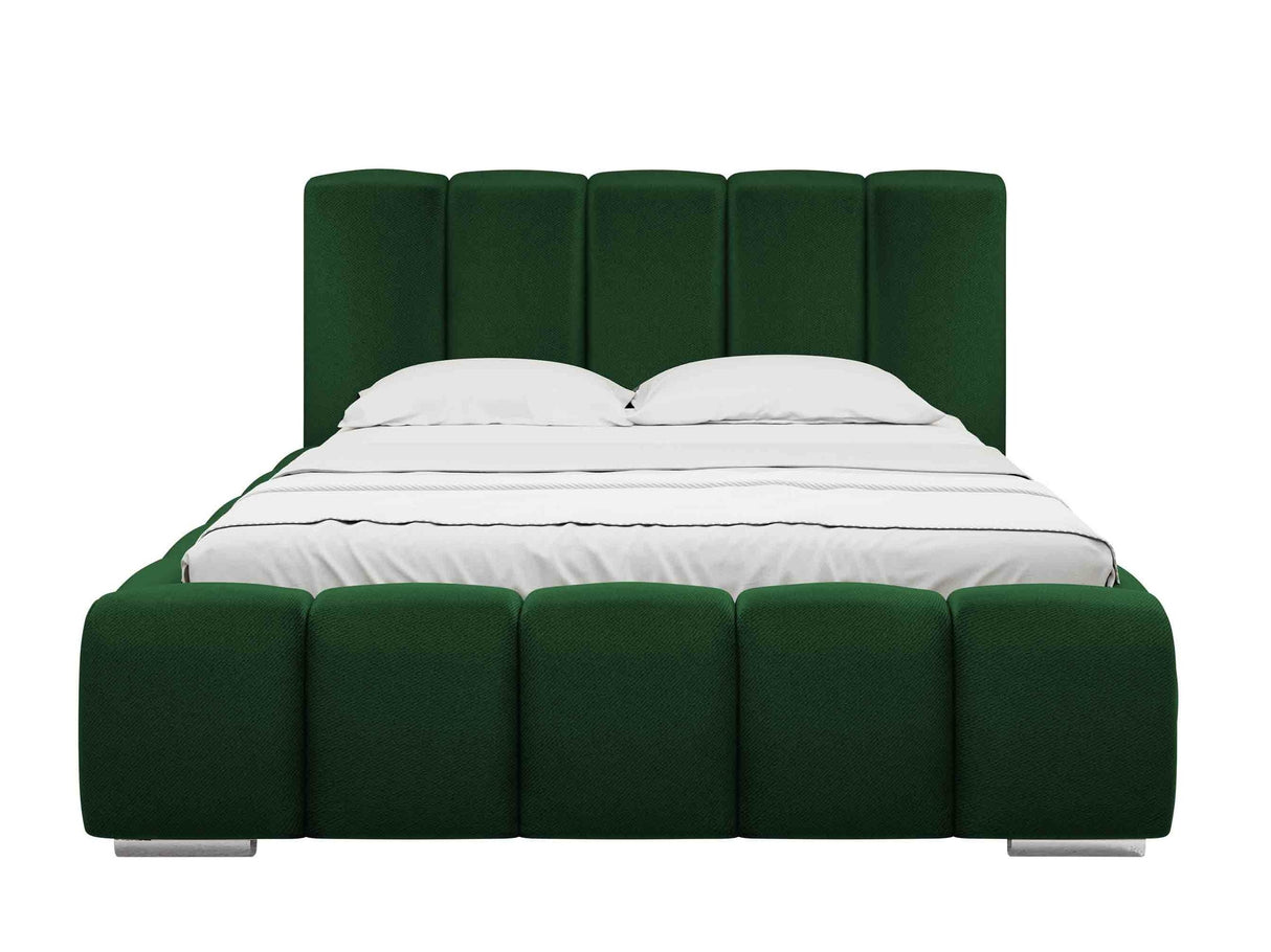 Ágy Łóżko tapicerowane WIZKO, Szín: Kronos 19, Alvó felület mérete: 160 x 200 cm