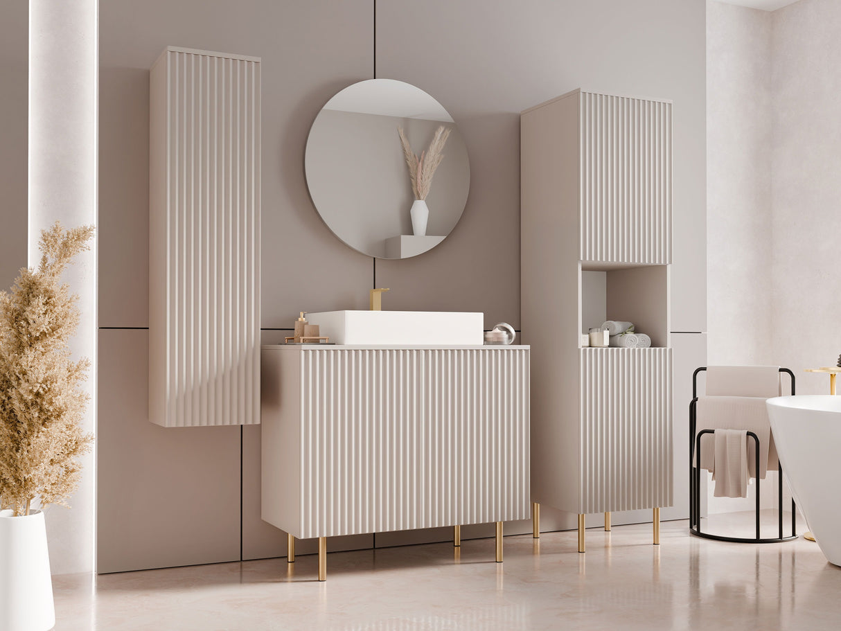 Fürdőszoba garnitúra NUBIA V, Szín: Kasmír, Mosdókagyló: Igen