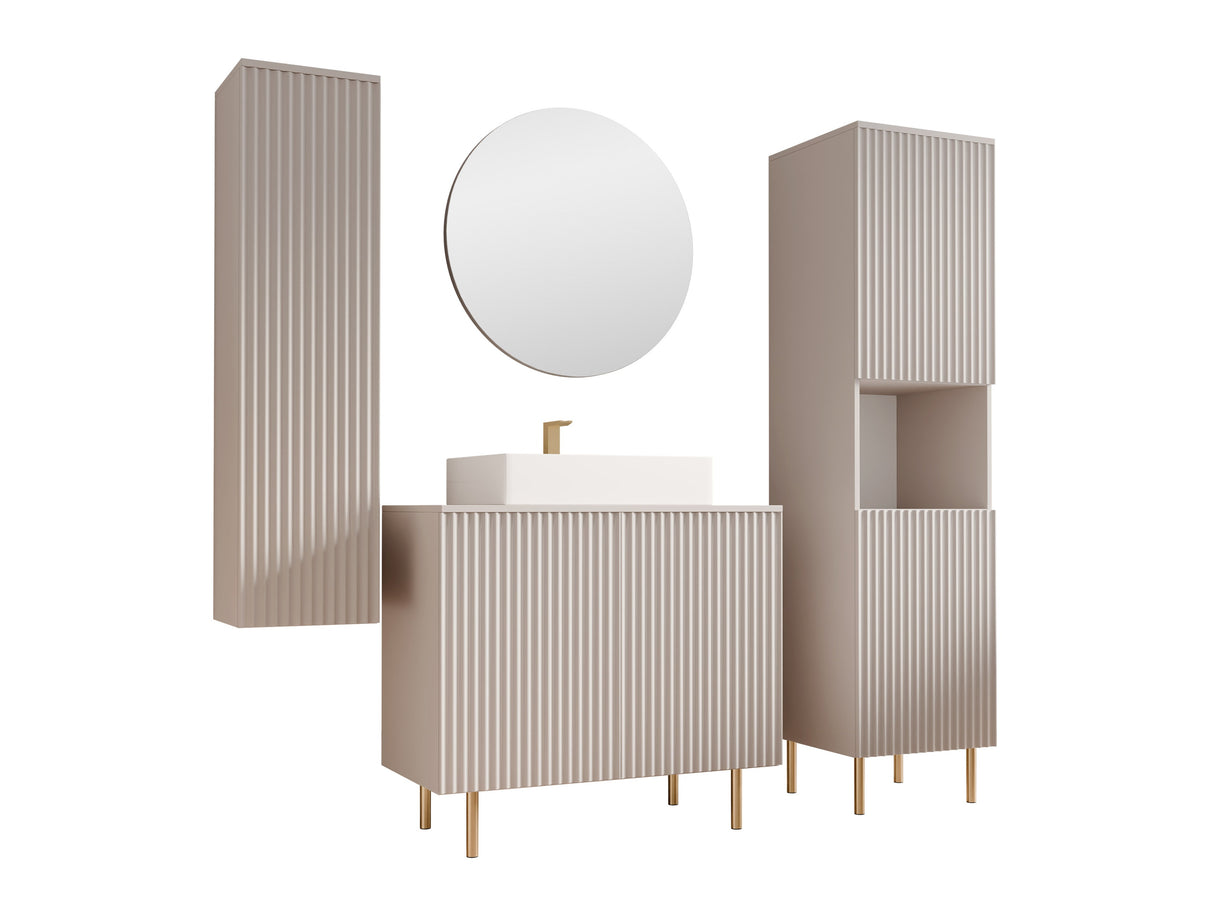 Fürdőszoba garnitúra NUBIA V, Szín: Kasmír, Mosdókagyló: Igen