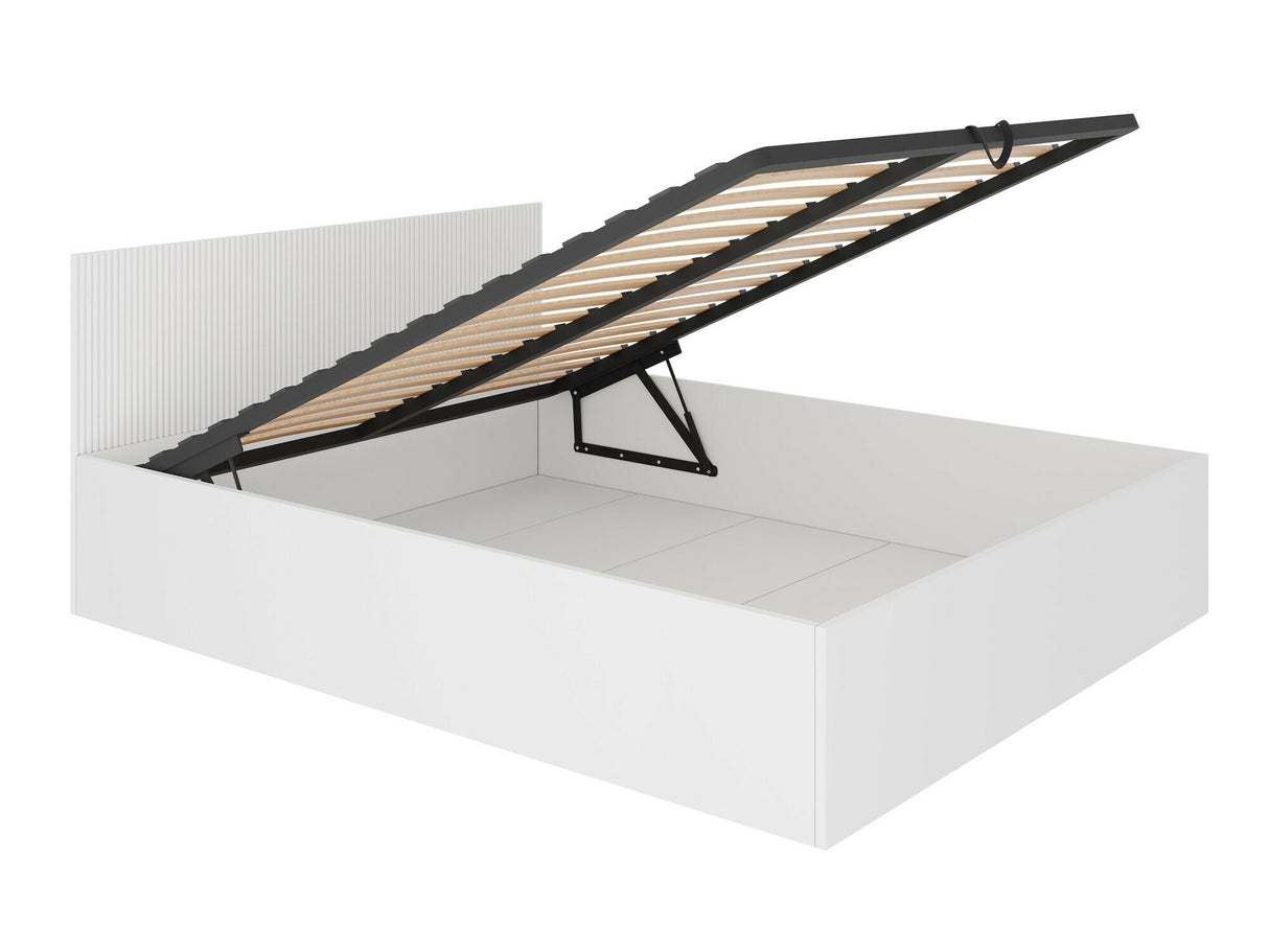 Hálószoba garnitúra Meble TIRENO III Biały Bársony/Ryfle Biała 5903211429033