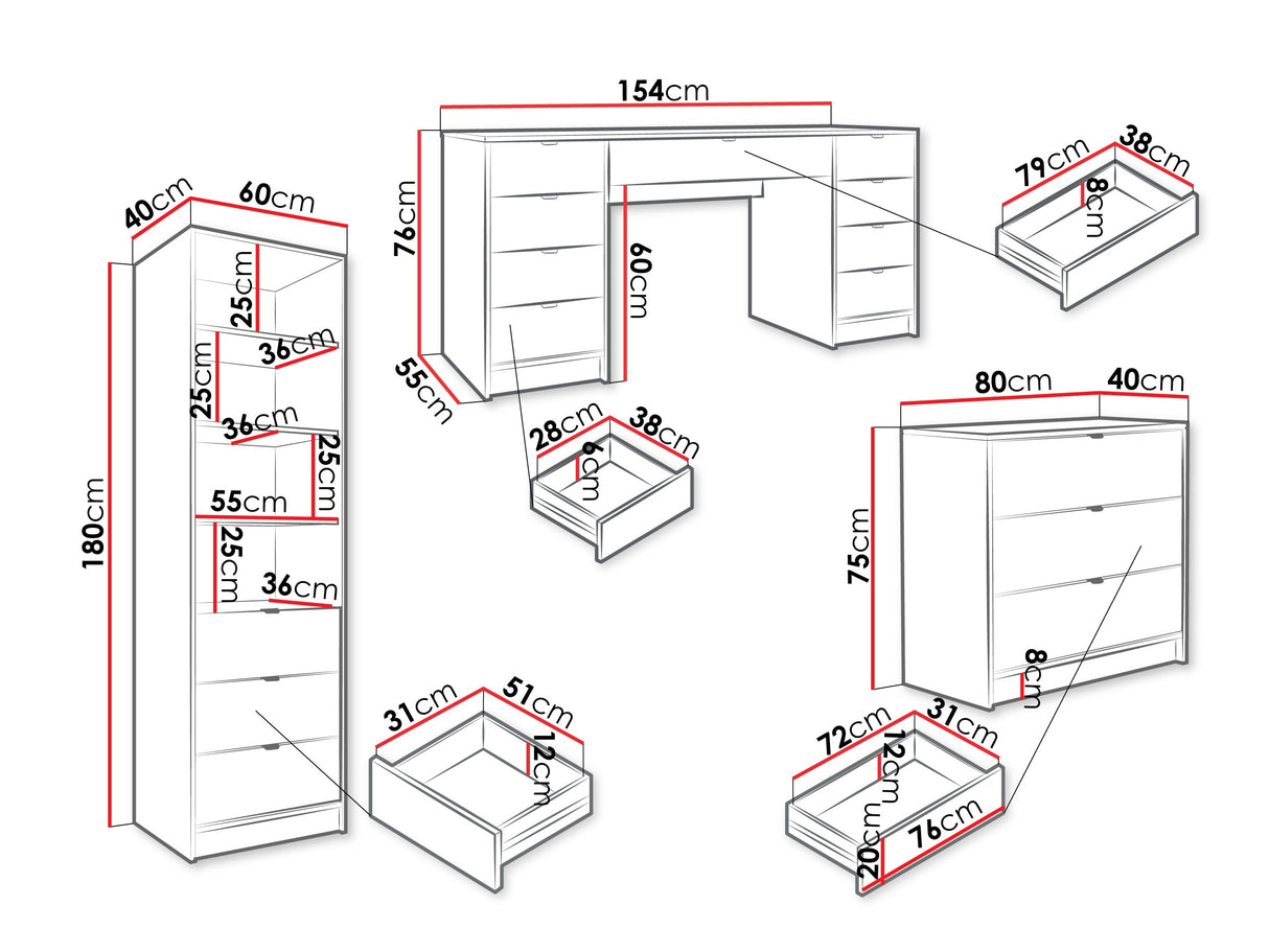 Irodai garnitúra TIRENO VI, Szín: Beige