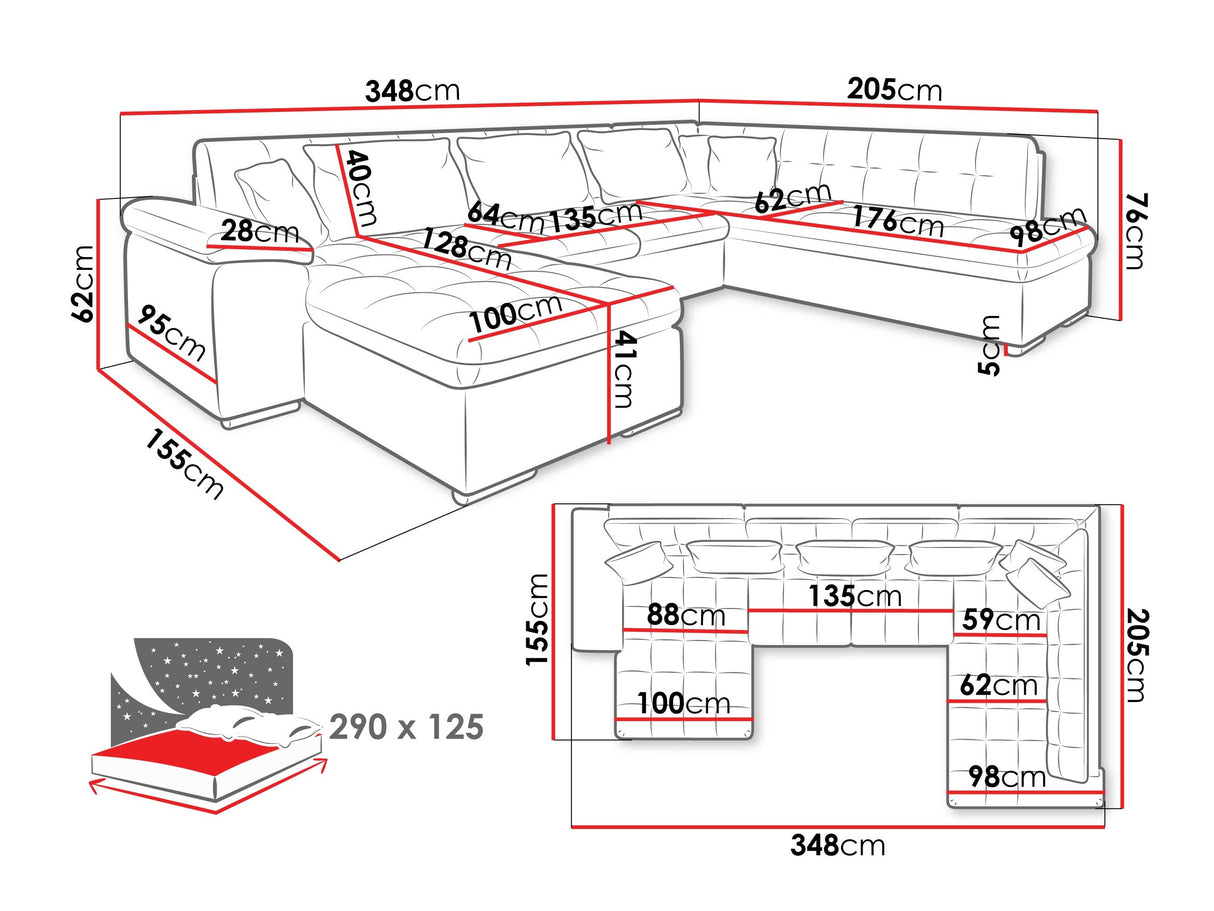 Sarokkanapé Niko Bis (Tony), Változatok: Balos, Szín: Soft 017 + Soul 20