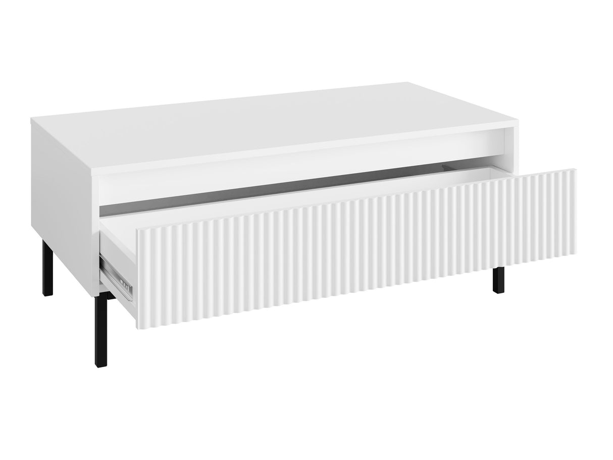 Nappali szett Meble OZMI III Kominek: Czarny, Szín: Fekete