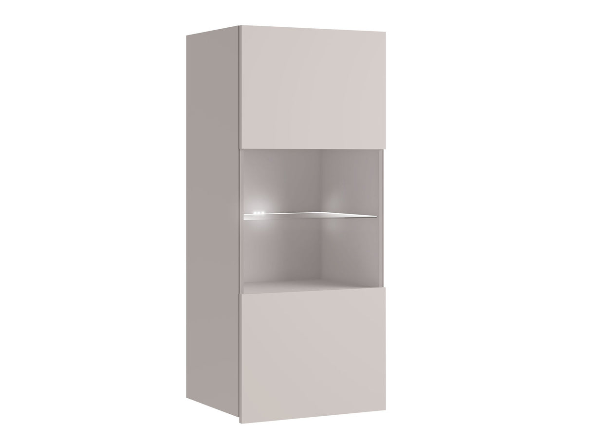 Fali szekrény Calabrini (Bralani BR05), Szín: Kasmír, Led világítás: Igen (Fehér)