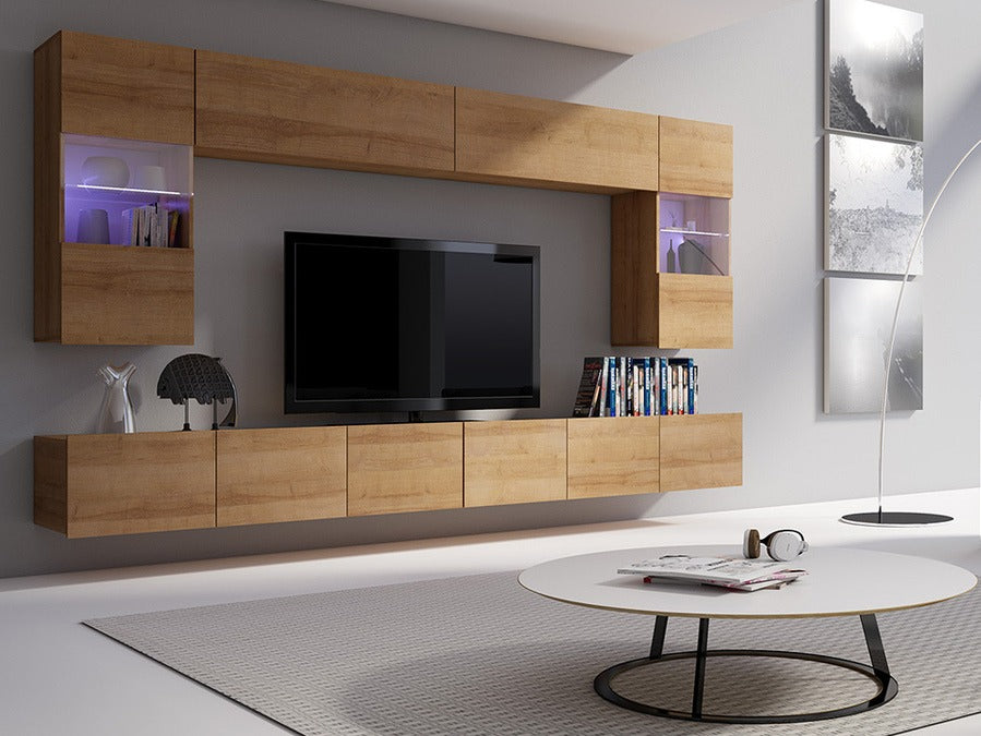 Fali szekrény Calabrini (Bralani BR02), Szín: Arany tölgy