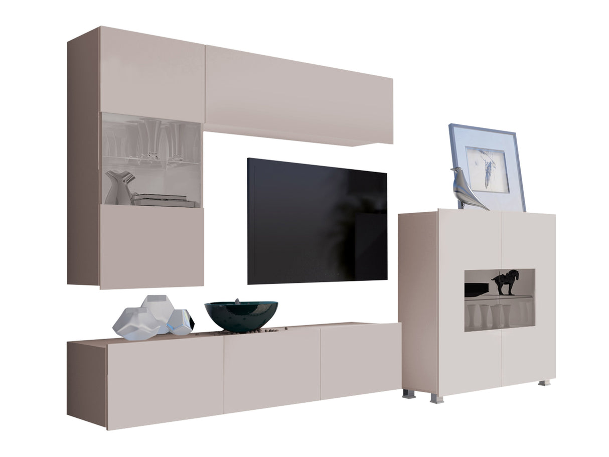 Nappali szett Calabrini (Bralani III), Led világítás: Nem, Szín: Kasmír