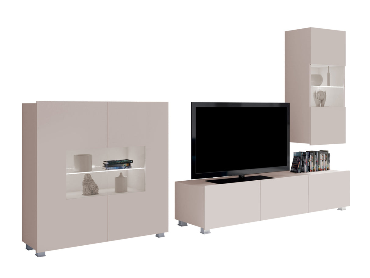 Nappali szett Calabrini (Bralani VII), Szín: Kasmír, Led világítás: Igen fehér