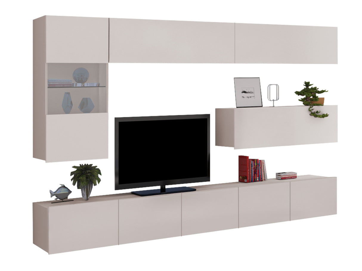 Nappali szett Calabrini (Bralani IV), Led világítás: Nem, Szín: Kasmír