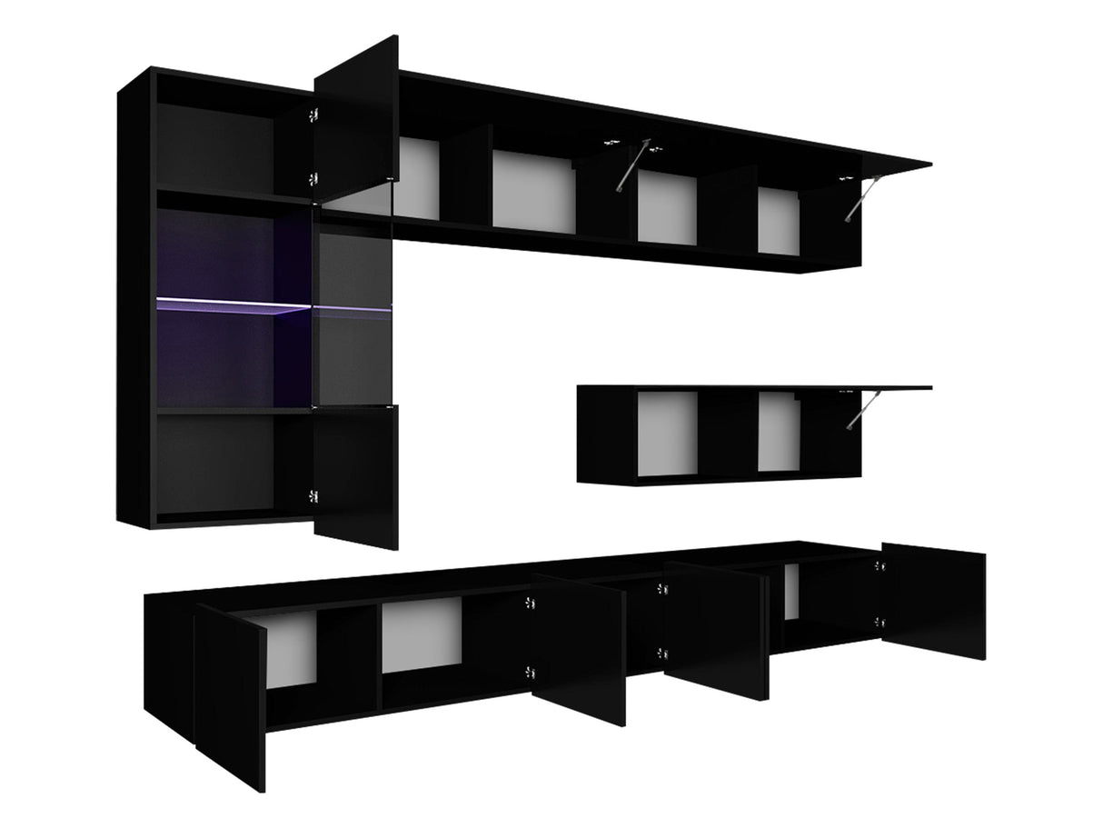 Nappali szett Calabrini (Bralani IV), Led világítás: Ez kék, Szín: Kasmír