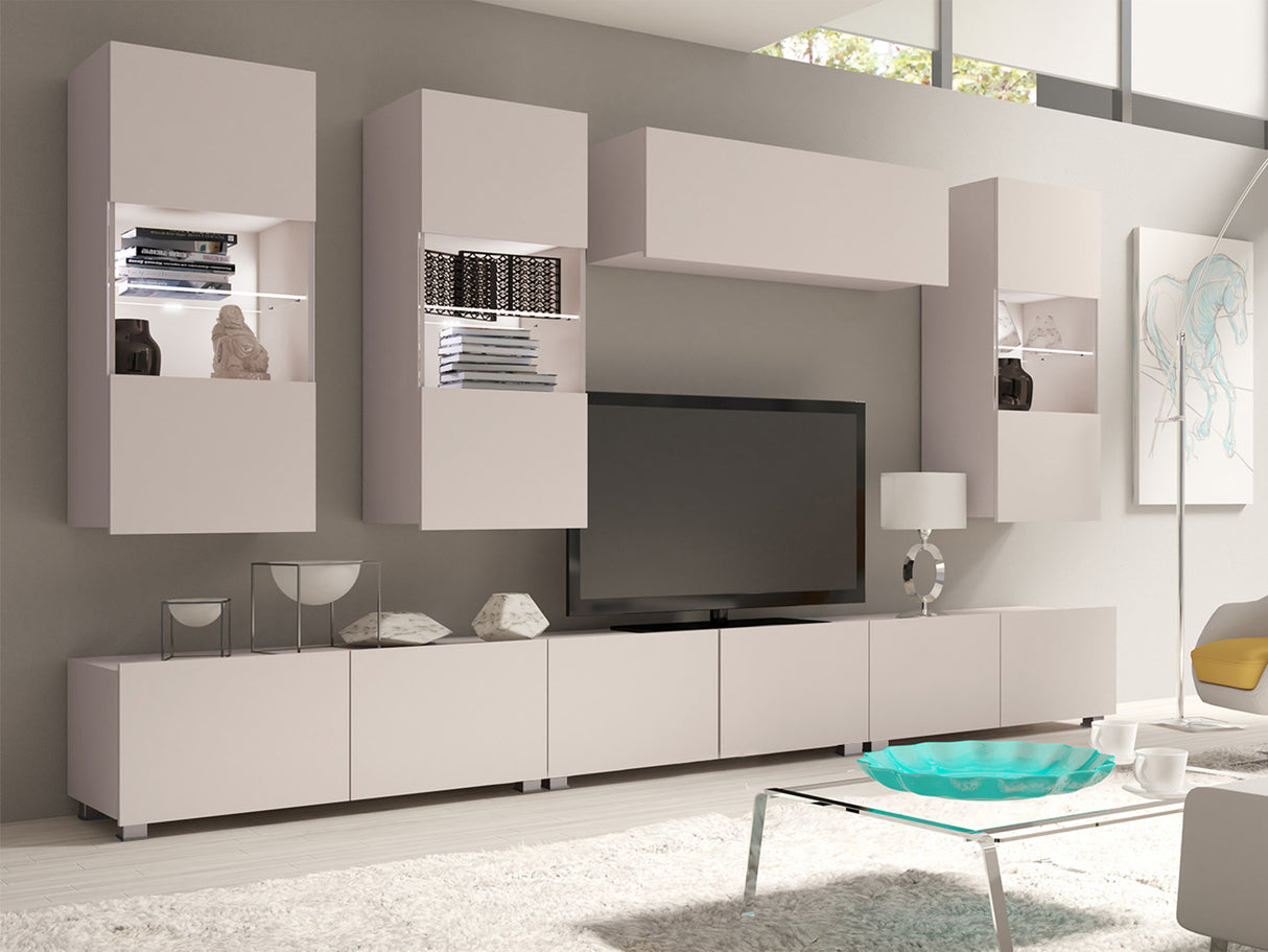 Nappali szett Calabrini (Bralani XI), Szín: Kasmír, Led világítás: Igen fehér