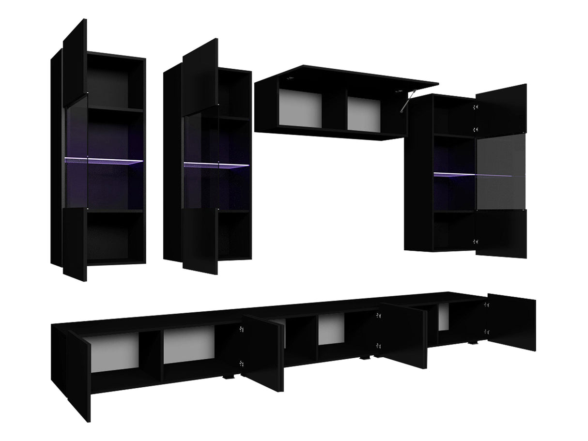 Nappali szett Calabrini (Bralani XI), Szín: Kasmír, Led világítás: Igen fehér