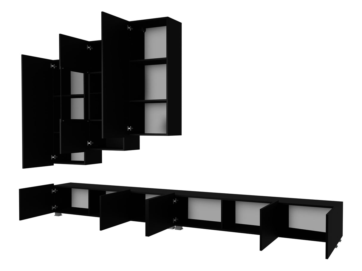 Nappali szett Calabrini (Bralani XVII), Szín: Kasmír, Led világítás: Ez kék