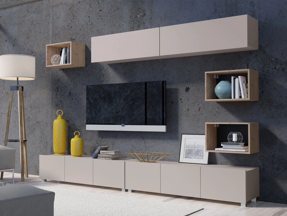 Nappali szett Calabrini (Bralani XXXI), Szín: Kasmír + Artisan tölgy