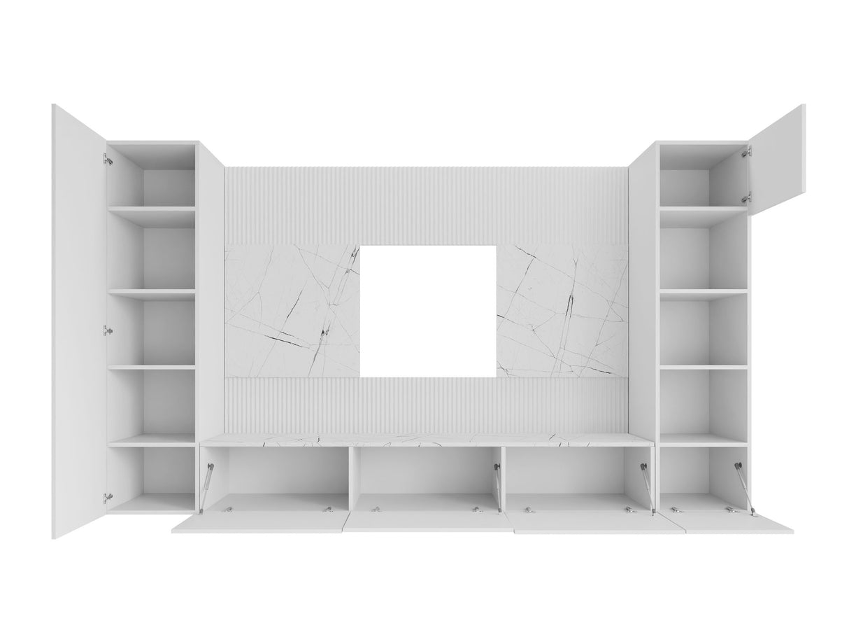 Nappali szett Meblościanka DEROMI IV, Szín: Beige + Tölgy