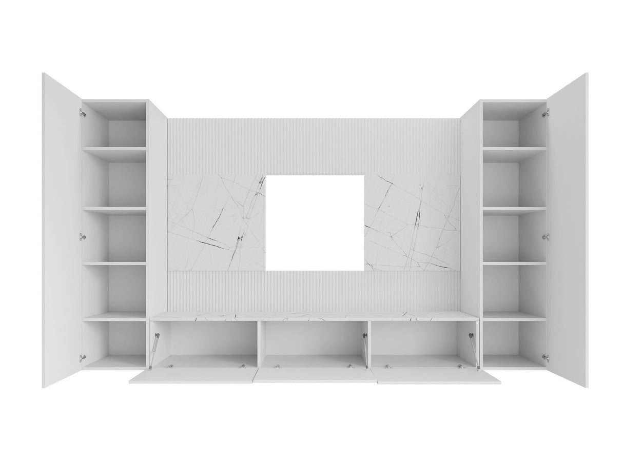 Nappali szett Meblościanka DEROMI V, Szín: Beige + Tölgy