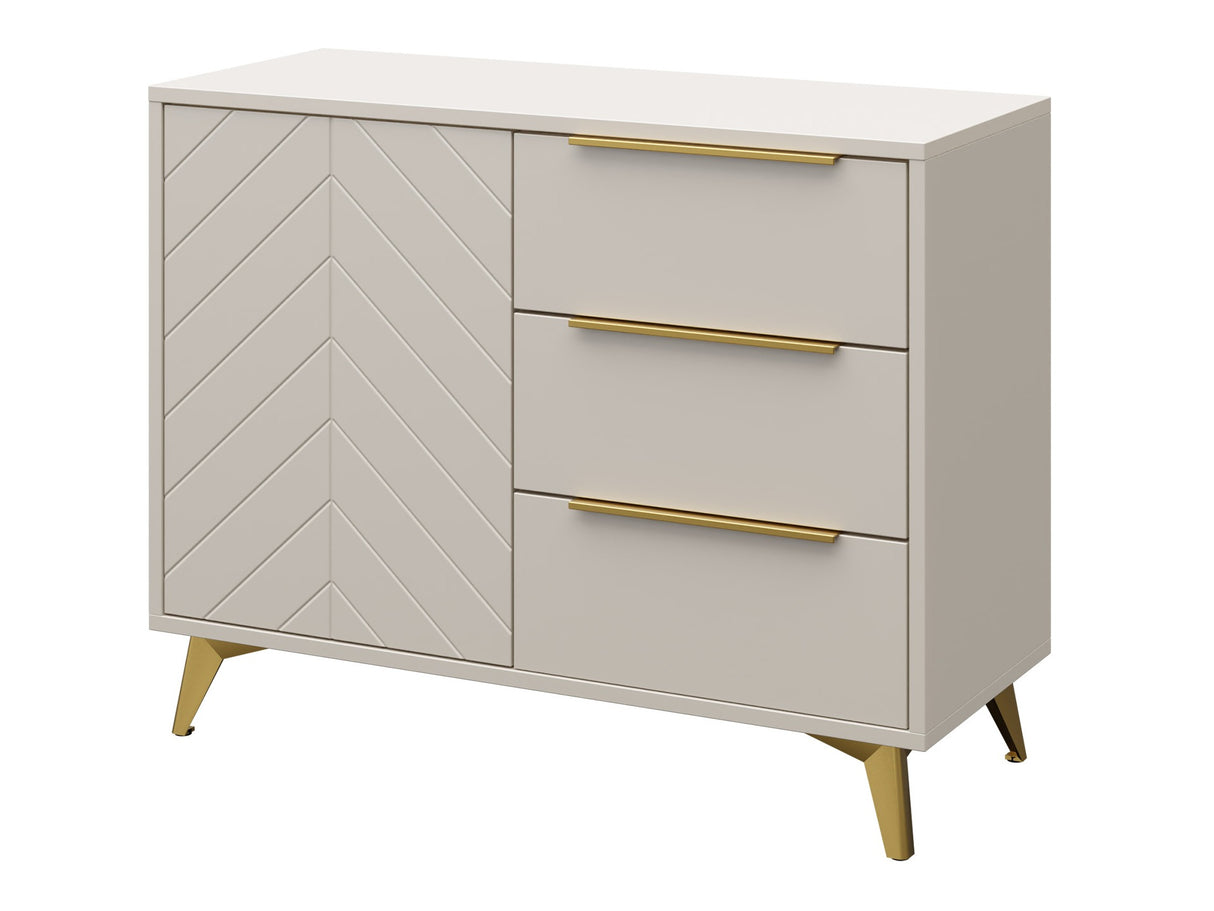 Komód Komoda 100 cm 1D3SZ XYLIX Beż Piaskowy