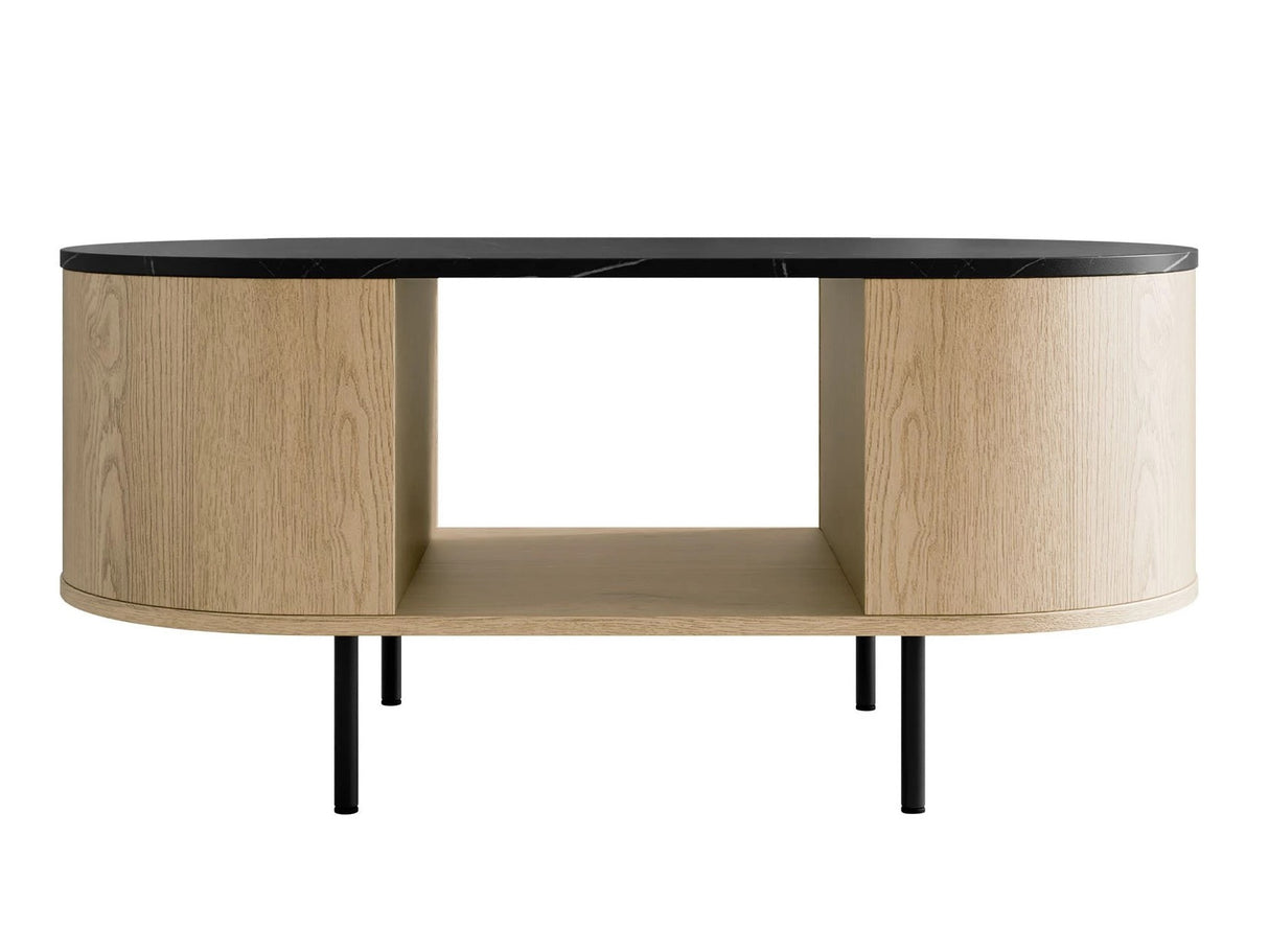 Nappali szett Meble LYGRINT I, Színek: Fekete márvány + Fekete