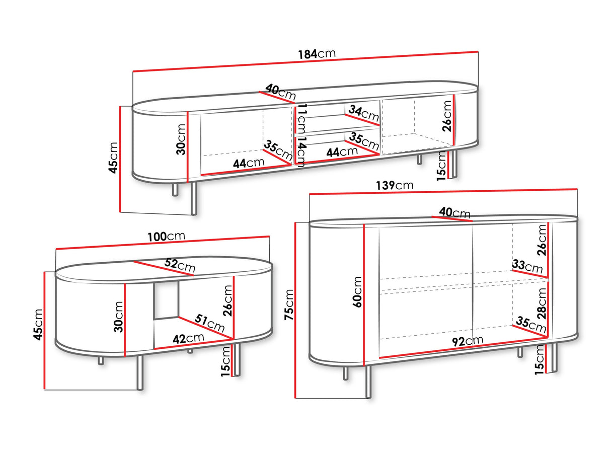 Nappali szett Meble LYGRINT I, Színek: Fehér márvány + Aranysárga