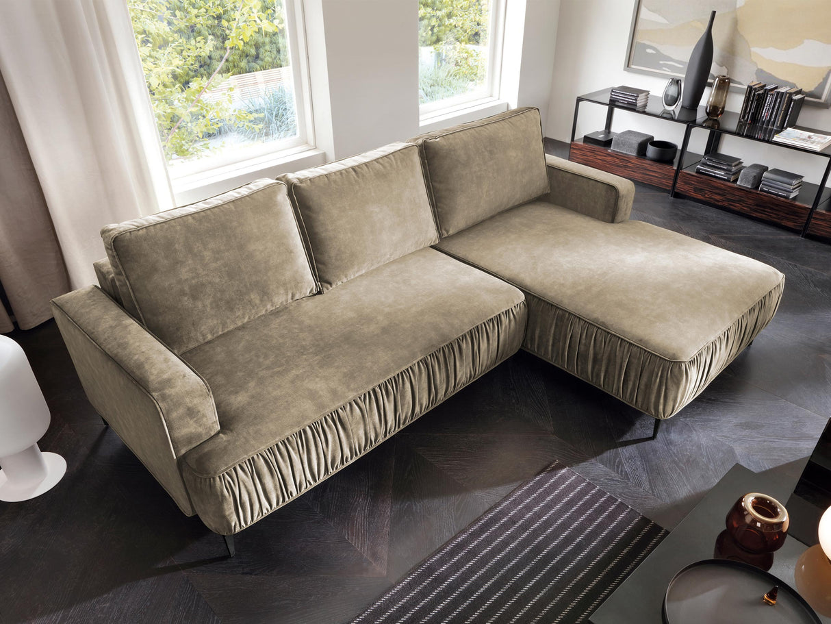 Sarokkanapé Narożnik LAVAR, Szín: Castel 15, Változatok: Jobbos